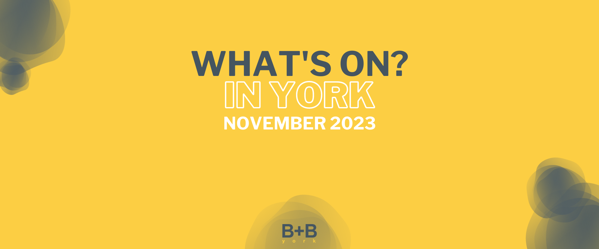 What's on in York - November 2023 - B+B York